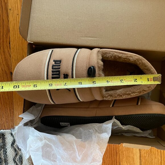 Firm. Rare Puma Tuff Mocc Jersey Slippers in Tiger's Eye. Men's 12. RUN SMALL! - Picture 12 of 12
